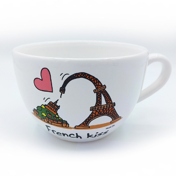 Tasse Jumbo Eiffel Kiss