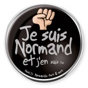 Pin's rond Je suis Normand