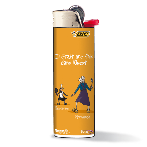 Briquet BIC LOT 1 (ref : 118717) Une fois dans l'Ouest