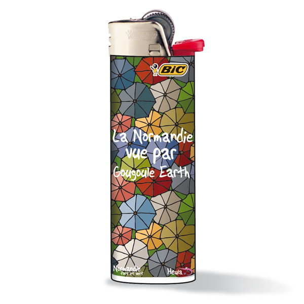 [46HE-10] Briquet BIC LOT 1 (ref : 118717) Gougoule