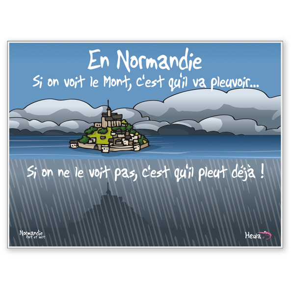 [105HE-75] Set de table Si on voit le Mont