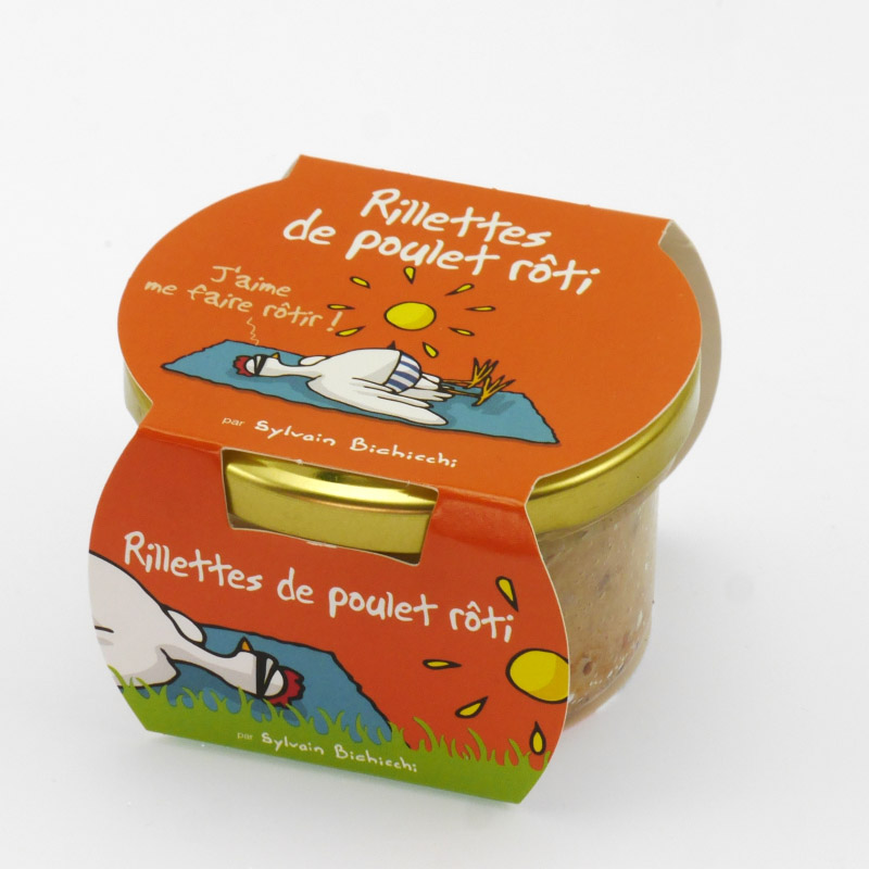 [65HE-0046] Rillettes de poulet rôti au four