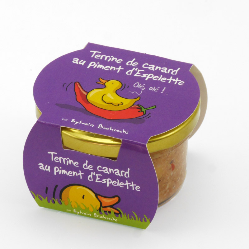 [65HE-0048] Terrine de canard au piment d'Espelette
