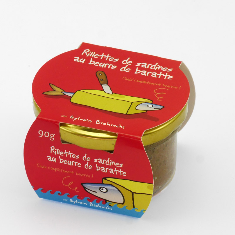 [65HE-0054] Rillettes de sardines au beurre de baratte