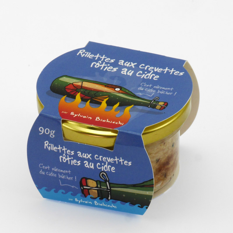 [65HE-0059] Rillettes de crevettes rôties au cidre