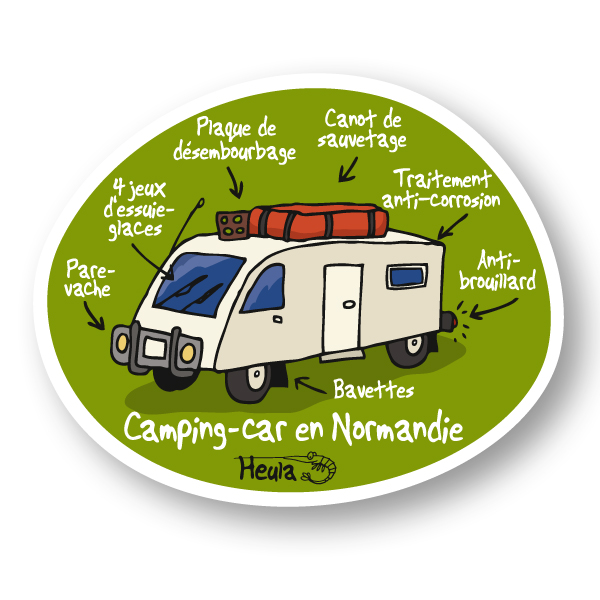 [69HE-21] Adhésif Camping-car