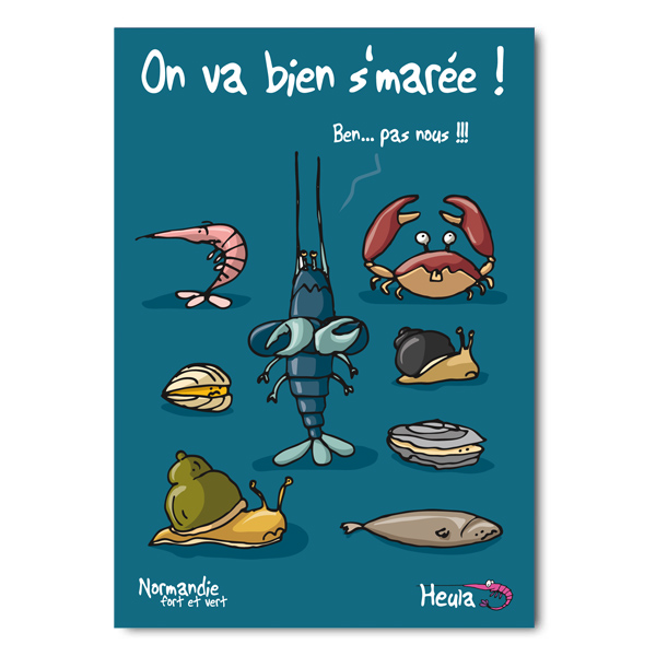 Carte postale Bien s'marée