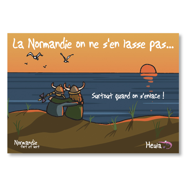 [75HE-269] Carte postale On s'enlace NDIE