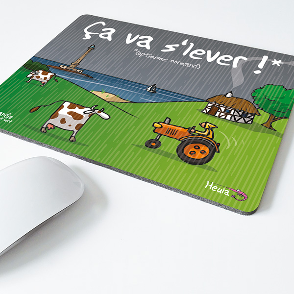 [101HE-87] Tapis de souris Ca va s'lever