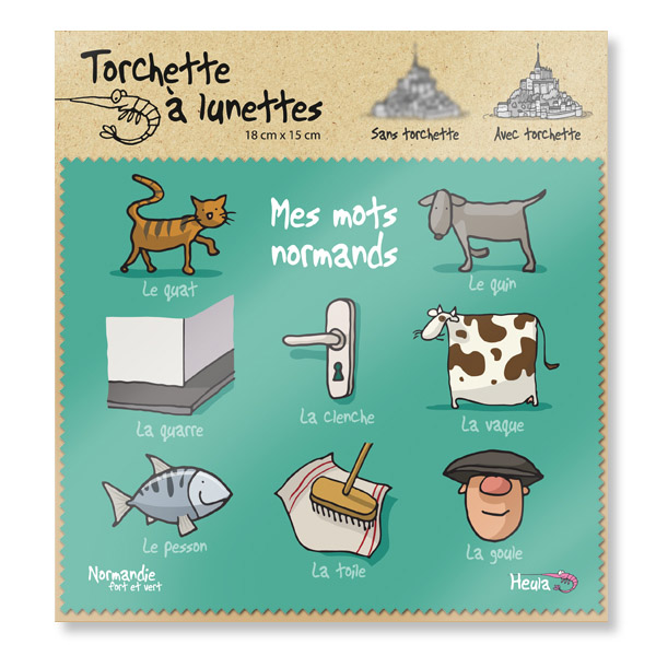 [102HE-31] Essuie-lunettes Mes mots