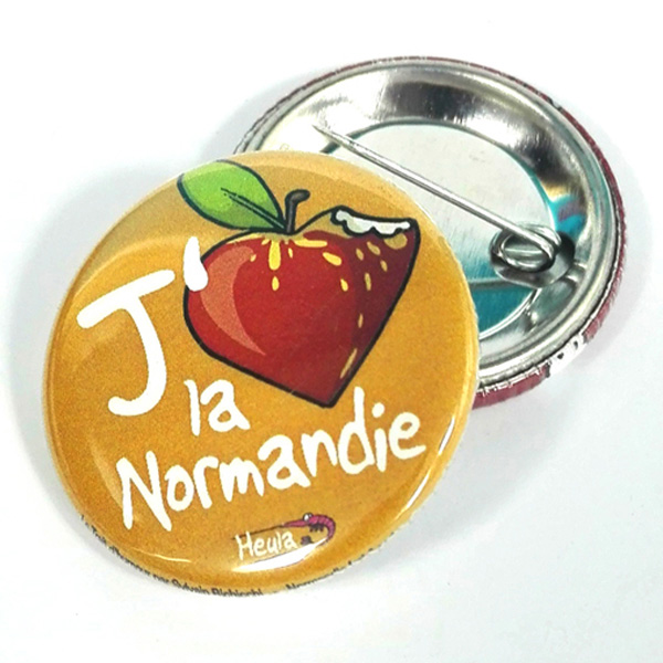 Badge J'aime la Ndie (pomme)