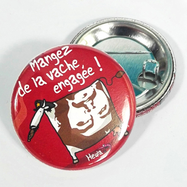 Badge Vache engagée