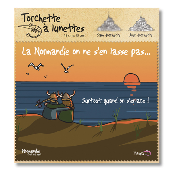 [102HE-40] Essuie-lunettes On s'enlace Ndie